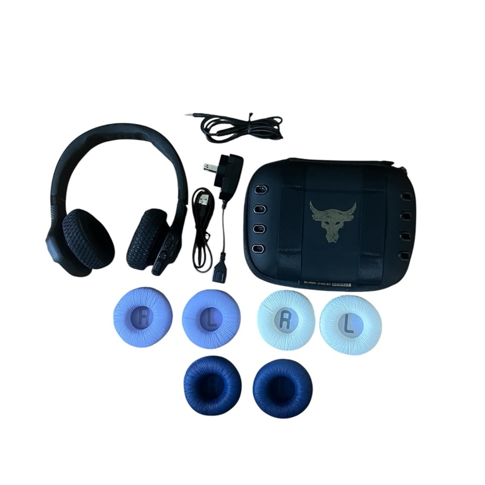 Under Armour Project Rock True Wireless Headphones Used Gem with All Accessories